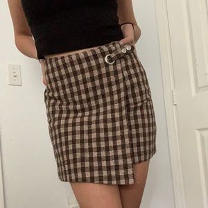 Checkered Skirt